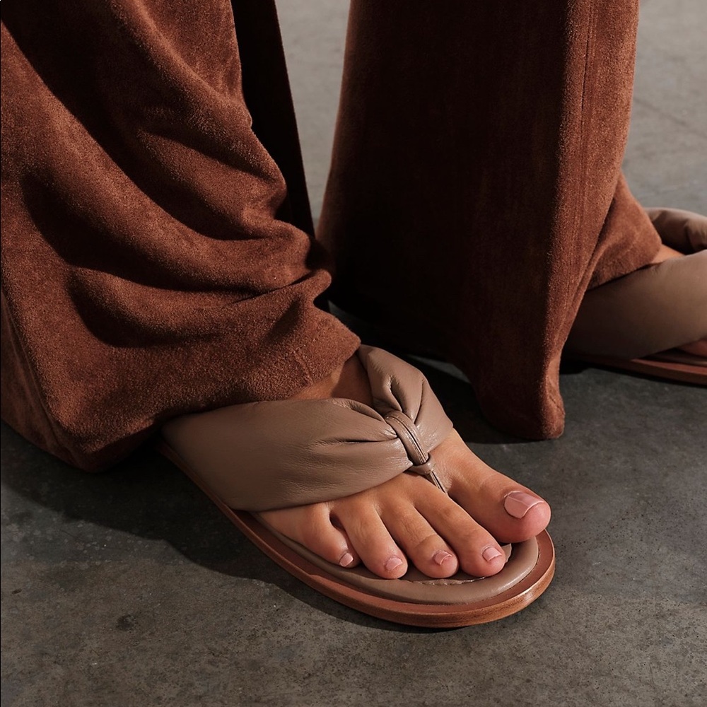 Puffy Thong Sandals